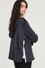 Load image into Gallery viewer, TAYLIOR SUBJECT HOODIE SMOKE/IVORY
