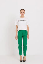 Load image into Gallery viewer, TUESDAY BOBBIE PANT GREEN/WHITE
