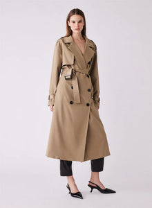 ESMAEE AVENUE TRENCHCOAT DRIFTWOOD