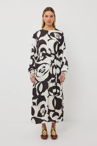TUESDAY MAGGIE DRESS MONO FLOWER