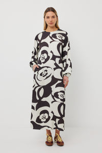TUESDAY MAGGIE DRESS MONO FLOWER