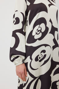 TUESDAY MAGGIE DRESS MONO FLOWER