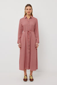 TUESDAY NICOLA DRESS REFLECTION PRINT