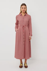 TUESDAY NICOLA DRESS REFLECTION PRINT