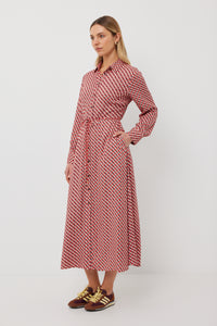 TUESDAY NICOLA DRESS REFLECTION PRINT
