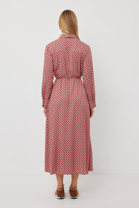 TUESDAY NICOLA DRESS REFLECTION PRINT