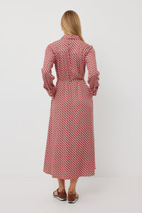 TUESDAY NICOLA DRESS REFLECTION PRINT