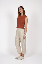 Load image into Gallery viewer, MARLOW TERRA KNIT TANK  RUST

