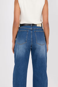 MARLOW THE CURVE BARREL JEAN TRUE BLUE