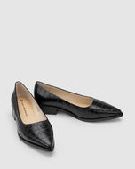 CHAOS & HARMONY THEA FLAT BLACK CROC