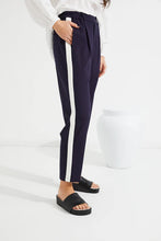 Load image into Gallery viewer, TUESDAY LABEL BOBBIE PANTS NAVY/WHITE SINGLE STRIPE
