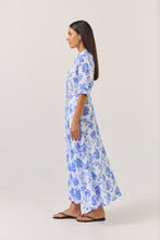 Load image into Gallery viewer, TUESDAY NICOLA DRESS BLUE ROSE
