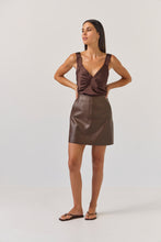 Load image into Gallery viewer, TUESDAY EMILI MINI SKIRT DARK CHOCOLATE
