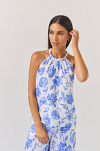 Load image into Gallery viewer, TUESDAY DIXIE TOP BLUE ROSE
