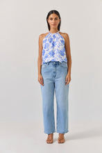 Load image into Gallery viewer, TUESDAY DIXIE TOP BLUE ROSE
