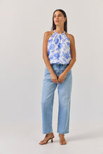 Load image into Gallery viewer, TUESDAY DIXIE TOP BLUE ROSE
