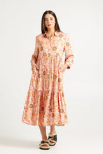 Load image into Gallery viewer, TUESDAY SOLEIL DRESS PINK MEDALLION

