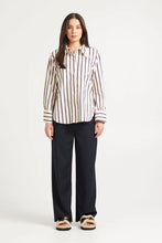 Load image into Gallery viewer, TUESDAY REED SHIRT DENIM STRIPE

