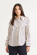 Load image into Gallery viewer, TUESDAY REED SHIRT DENIM STRIPE
