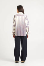 Load image into Gallery viewer, TUESDAY REED SHIRT DENIM STRIPE
