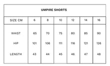 Load image into Gallery viewer, TUESDAY UMPIRE SHORT CHOC GEO
