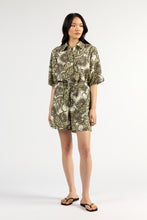 Load image into Gallery viewer, TUESDAY UMPIRE SHORTS OLIVE PAISLEY
