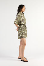 Load image into Gallery viewer, TUESDAY UMPIRE SHORTS OLIVE PAISLEY
