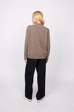 Load image into Gallery viewer, MARLOW CASHMERE FUNNEL NECK HAZELNUT
