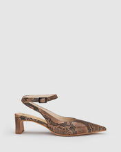 Load image into Gallery viewer, CHAOS &amp; HARMONY UMA HEEL NATURAL SNAKE
