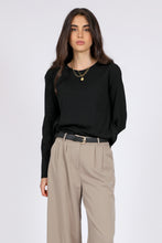 Load image into Gallery viewer, MARLOW UNO LONGSLEEVE BLACK
