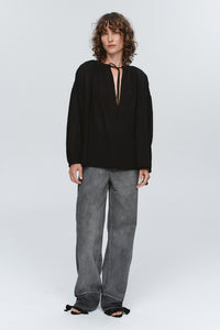MARLE VALERIE TOP BLACK