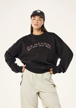Load image into Gallery viewer, P.E NATION VOLUME SWEAT WASHED LICORICE
