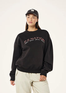 P.E NATION VOLUME SWEAT WASHED LICORICE