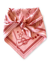 Load image into Gallery viewer, DARK HAMPTON x KAYLEE BELL COWBOY UP PINK PETITE SILK SCARF
