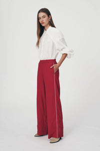 ROWIE VERA LINEN WIDE PANTS