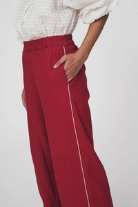 ROWIE VERA LINEN WIDE PANTS