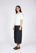 Load image into Gallery viewer, MARLOW VERO KNIT TEE IVORY
