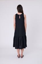Load image into Gallery viewer, MARLOW VERONA LINEN DRESS BLACK
