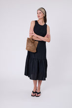 Load image into Gallery viewer, MARLOW VERONA LINEN DRESS BLACK
