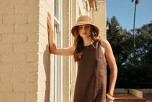 Load image into Gallery viewer, MARLOW VERONA LINEN DRESS CAROB
