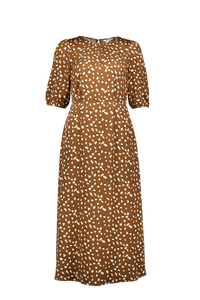 TUESDAY VIVIAN DRESS SMUDGE PRINT