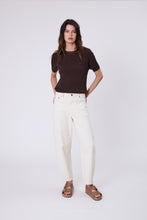 Load image into Gallery viewer, MARLOW WISP KNIT TEE CAROB
