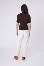 Load image into Gallery viewer, MARLOW WISP KNIT TEE CAROB
