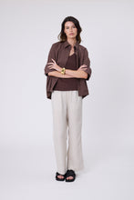 Load image into Gallery viewer, MARLOW WISP KNIT TEE CAROB
