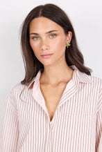 Load image into Gallery viewer, ARRIVING 18.08 | STORIES BE TOLD YOU GOT THIS BLUSH DOUBLE PINSTRIPE OVERSIZED BOYFRIEND SHIRT
