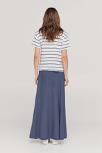 Load image into Gallery viewer, TAYLOR STRIPE SOLACE TEE MIDNIGHT/IVORY
