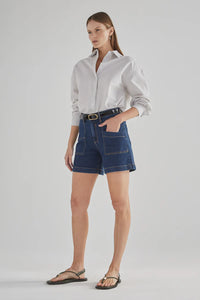 DRICOPER ZAPLIN DENIM SHORTS PARIS BLUE