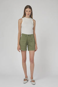 DRICOPER ZAPLIN SHORTS OIL GREEN