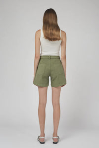 DRICOPER ZAPLIN SHORTS OIL GREEN
