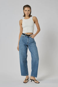 DRICOPER ZELLA BARREL JEAN RODEO BLUE